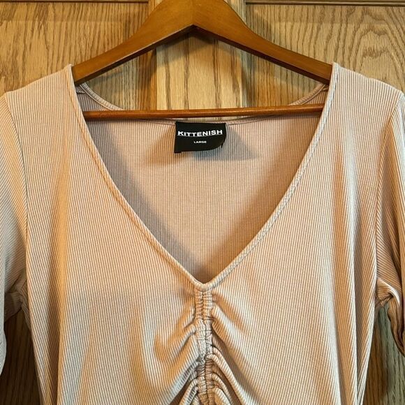 KITTENISH Ribbed Knit Essential Cut Out Jumpsuit - Picture 4 of 10